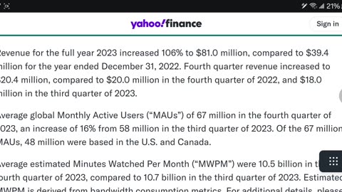 Rumble Stock 5-1-2024