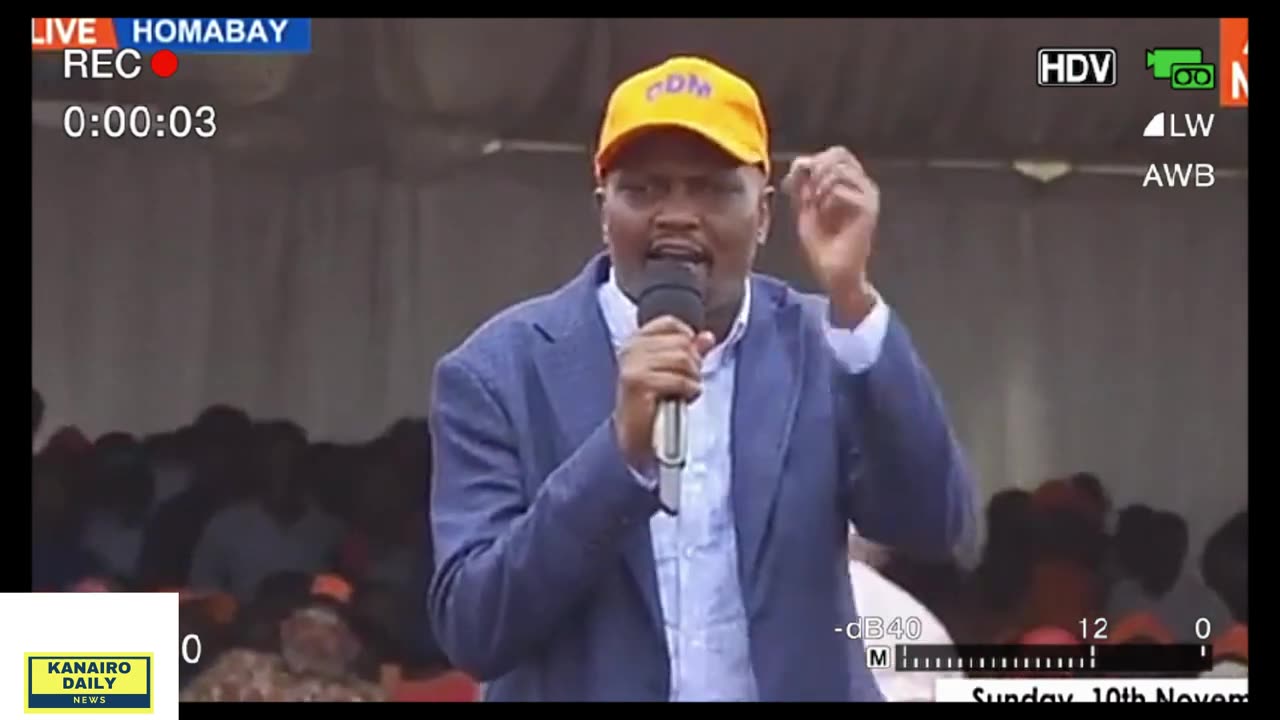 MOSES KURIA SPEECH IN HOMABAY RILES UP THE CROWD AFTER HINTING AT POLITICAL ALLIANCE IN 2027