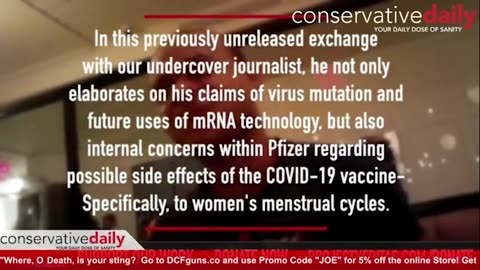 Conservative Daily: Fertility Issues Connected to the Covid Vaccine and Booster Shots