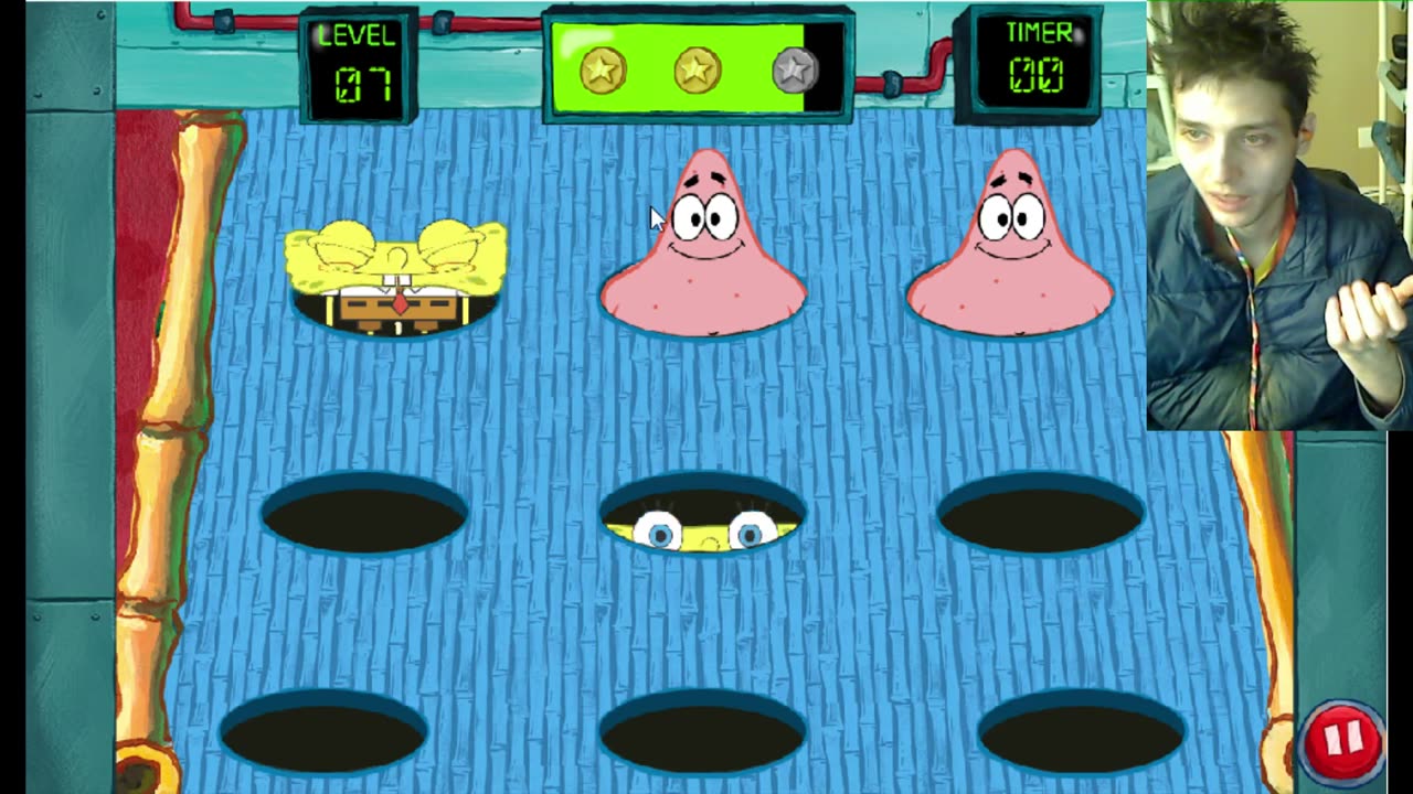 SpongeBob SquarePants Bikini Bottom Bop Them Level 7 Walkthrough Gameplay With Live Commentary