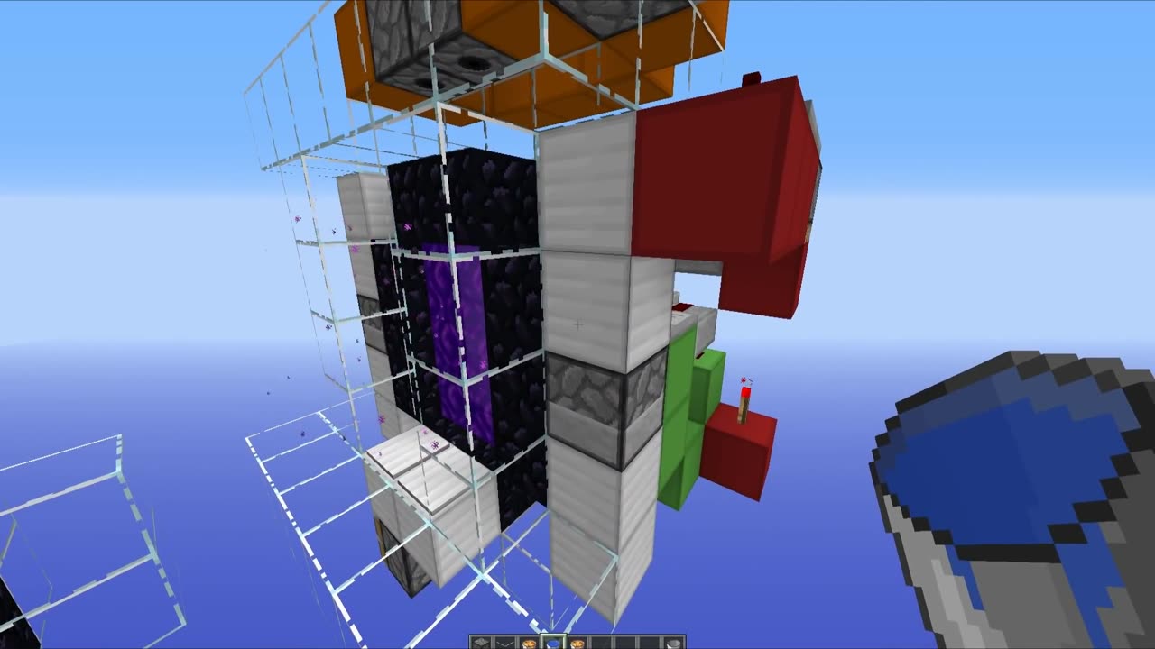 Minecraft: The Self Building Nether Portal!