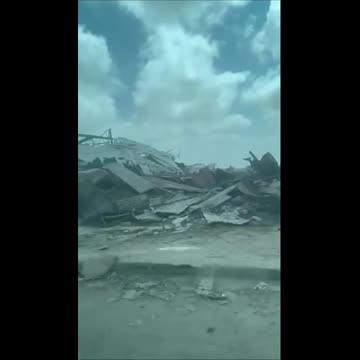 Non è un film post-apocalittico: sono immagine di Gaza.