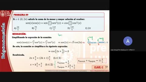 CEPRE UNI 2021 - 2 | SEMANA 13 | TRIGONOMETRÍA S01