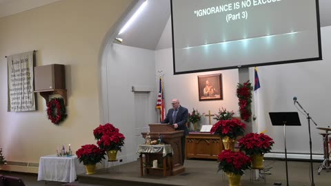 "Ignorance Is No Excuse" - Part 3