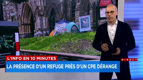 Itinérance à Montréal- la présence d'un refuge près d'un CPE dérange - Explications, 20h30