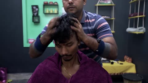 Reiki Master Relaxing Master Cracker with his Mesmerizing Head Massage _ Indian Massage