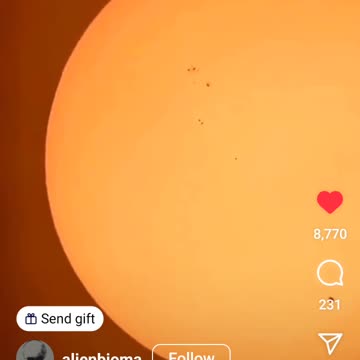 The Wandering Sun Spot