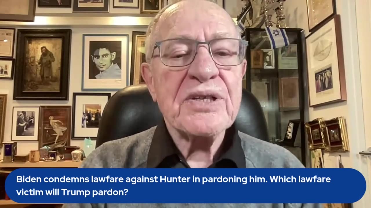 Dershowitz Says Biden 'Must Pardon' Jan. 6 Protesters After Granting Hunter Clemency