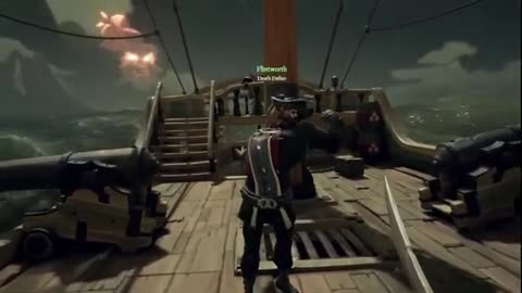 Rouge the Dark playing Sea Of Thieves