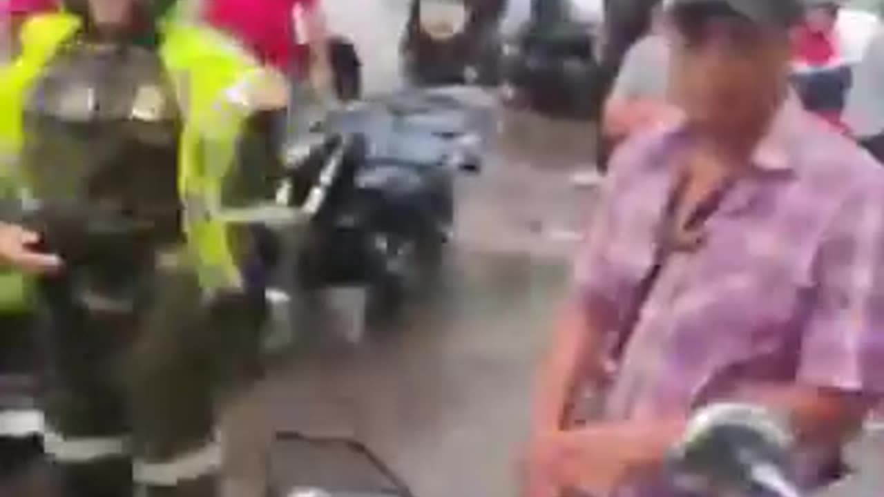 Agresión a agente de tránsito