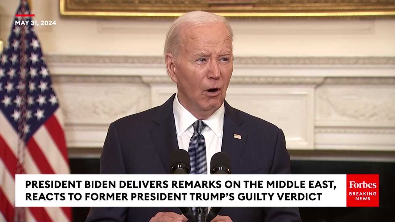 President Biden Details Israel's New 'Comprehensive' Ceasefire Proposal To Hamas