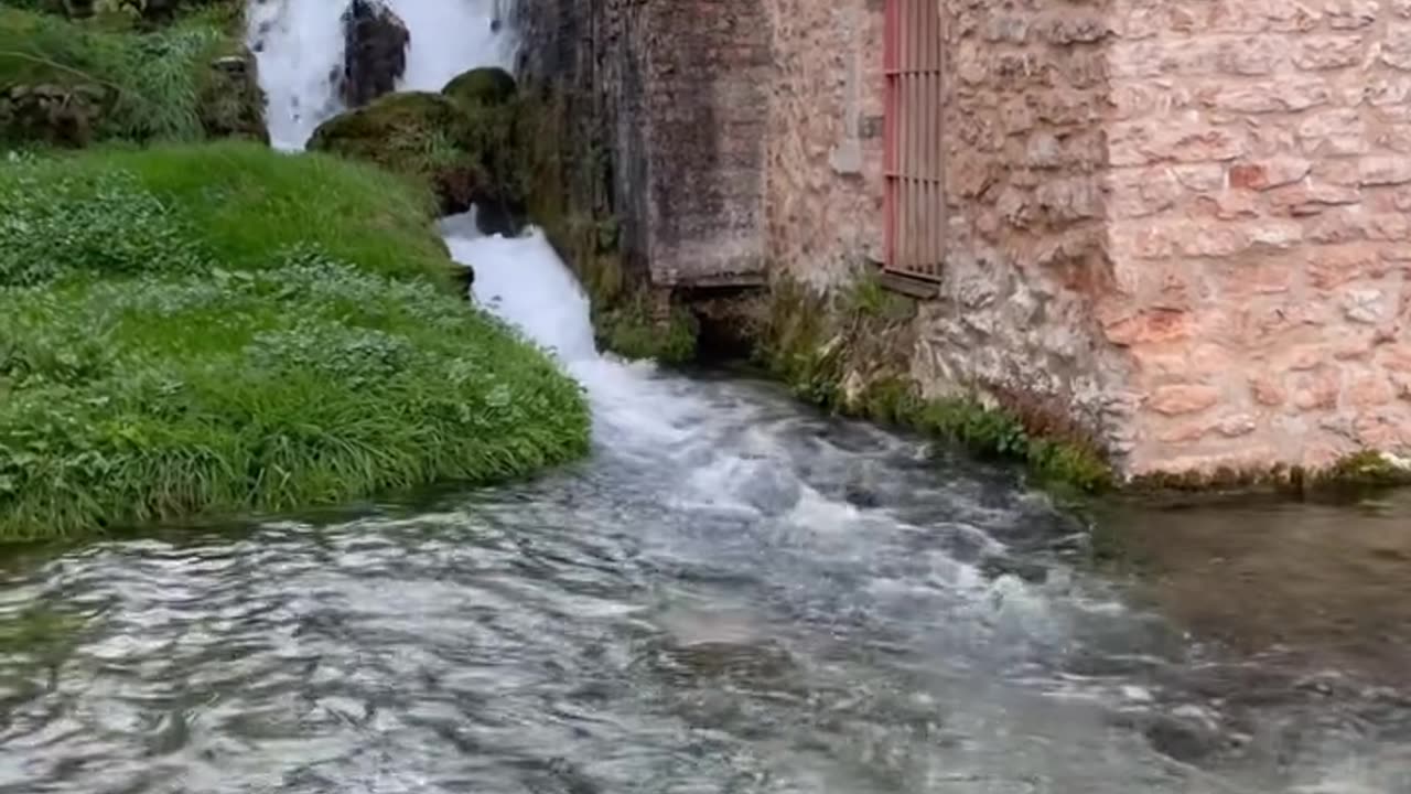 You can't skip even a sigle second from this village of natural canals. Rasiglia in Italy