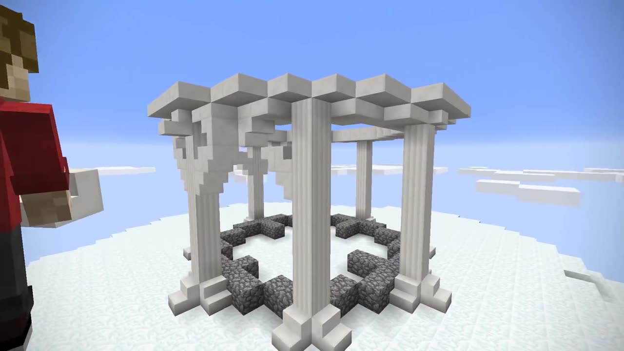 How to make a Minecraft CLOUD House!