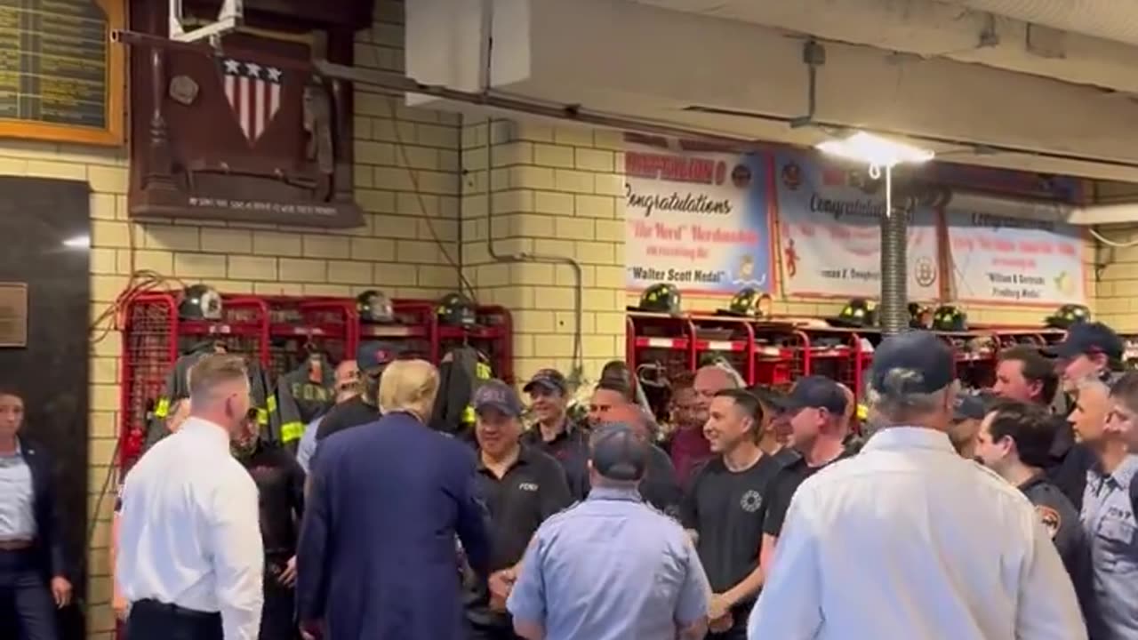 New York Fire Department Employee To Trump - "Sir, save us please!"