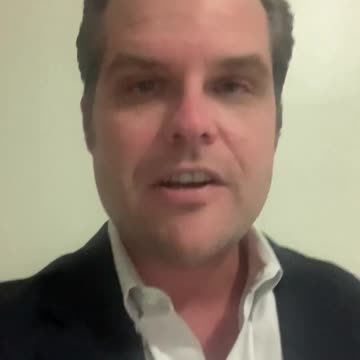 Matt Gaetz Comments on Trump Nominating Kash Patel as Director of the FBI