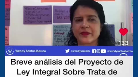 Wendy Berroa Santos— proyecto de ley integral tratas de personas y tráfico ilícito de migrantes