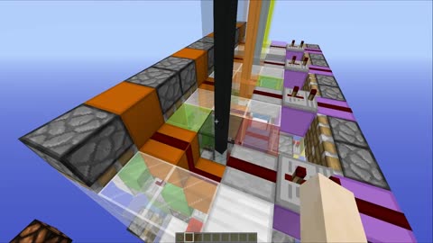 Minecraft: Beacon Colour Combination Lock