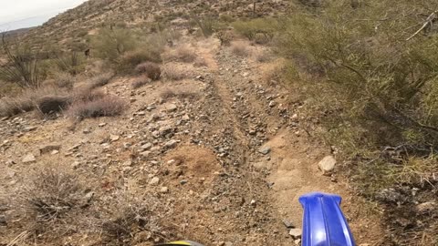 Chasing Open A and AA guys on single track