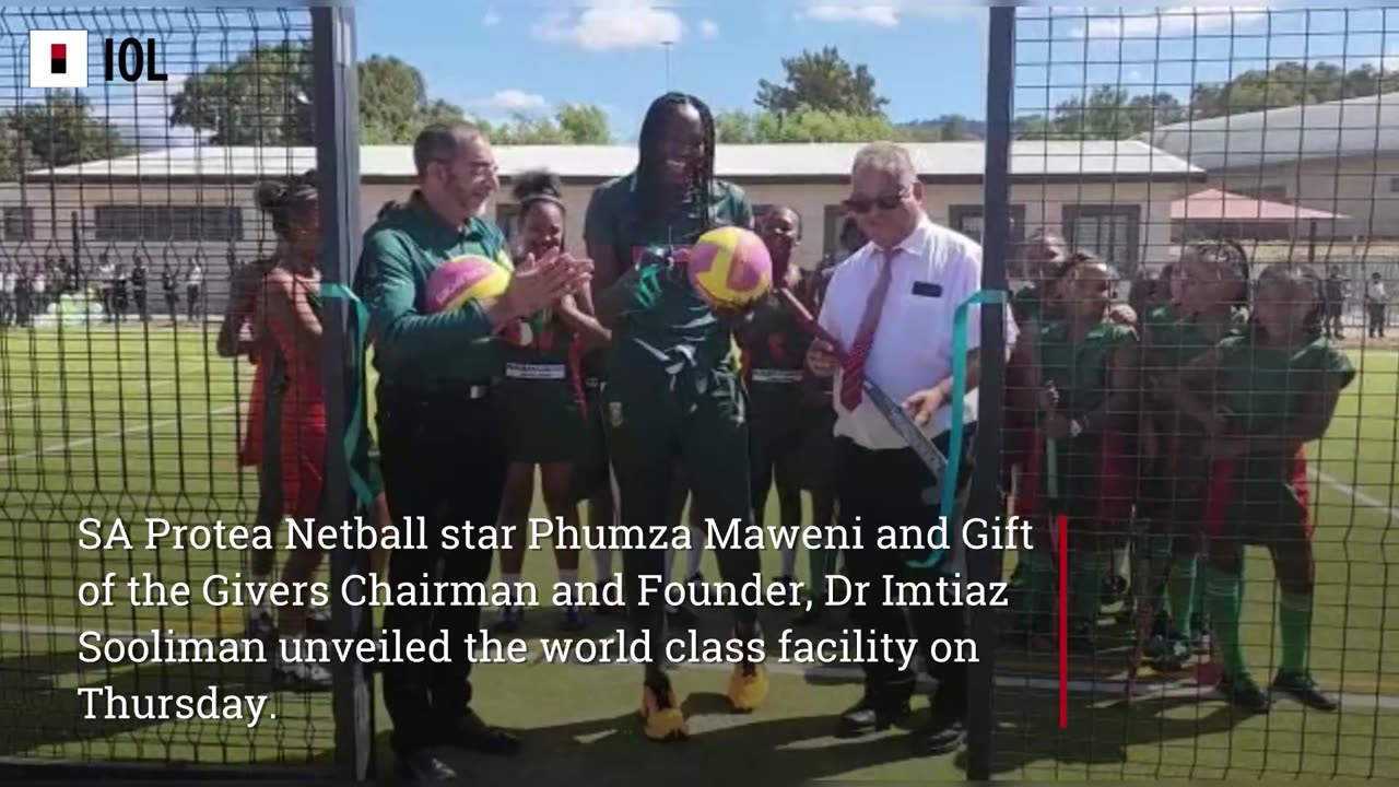 Watch: Unveiling of Sir Lowry's Pass Primary School's New Netball and Hockey Court