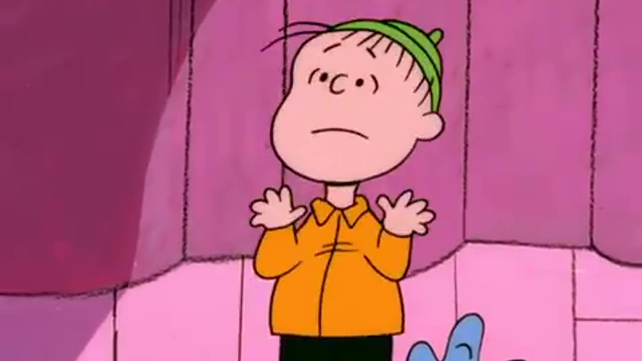 Charlie Brown Linus tells the Christmas Story