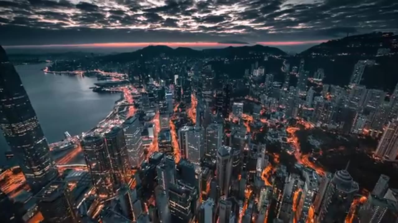 Magic of Hong Kong. Mind-blowing cyberpunk drone video of the craziest Asia’s city by Timelab.pro