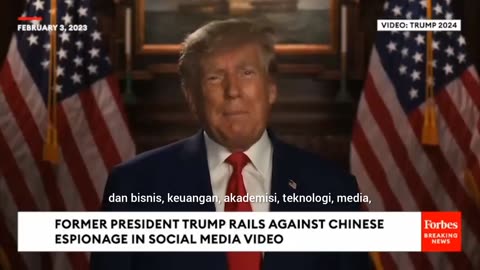 Cina Utus Ribuan Mata-mata Untuk Bekerja Rahasia di Amerika Serikat :Donald Trump