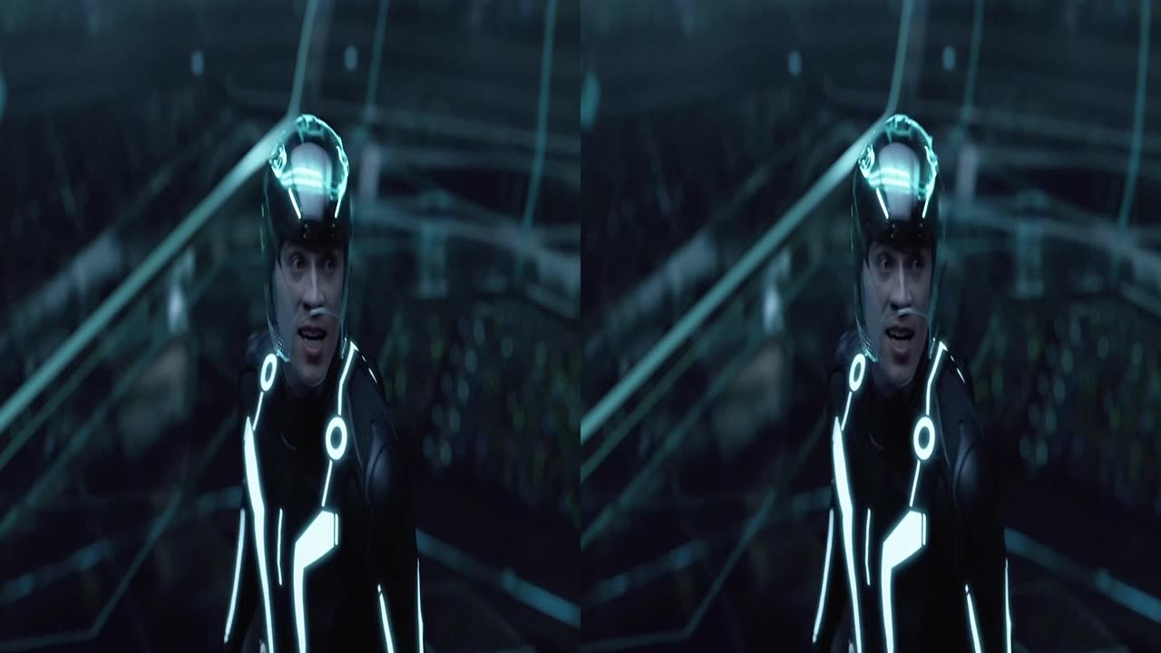 3D SBS TRON Legacy 90FPS 4K L 4K R SUP-SC 80% MORE BACKGROUND DEPTH P9