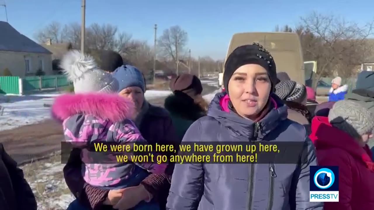 Donbas civilians say 'no' to more NATO weapons