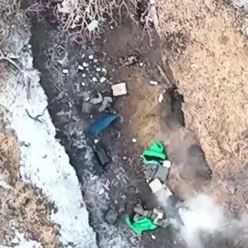 Raining Grenades on Russian Trench Head