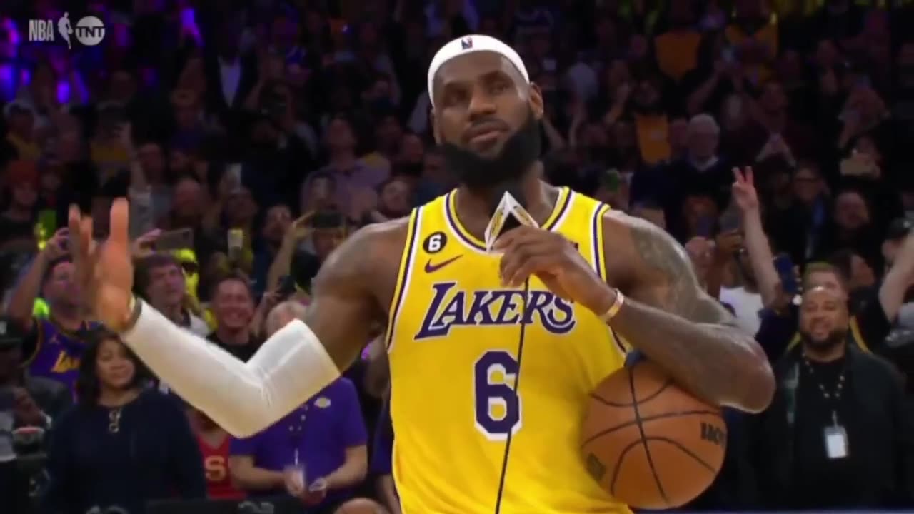 LeBron James EMOTIONAL Speech After Passing Kareem Abdul-Jabbar's All-Time Scoring Record | HD