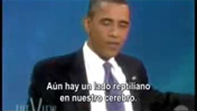 OBAMA MENTIONS HAVING REPTILIAN DNA