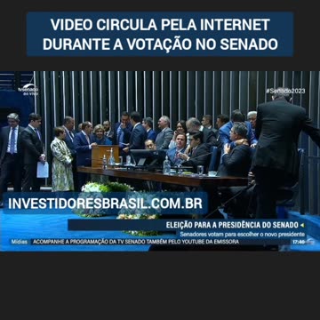 Video da votação para presidência do Senado que circula na internet intriga