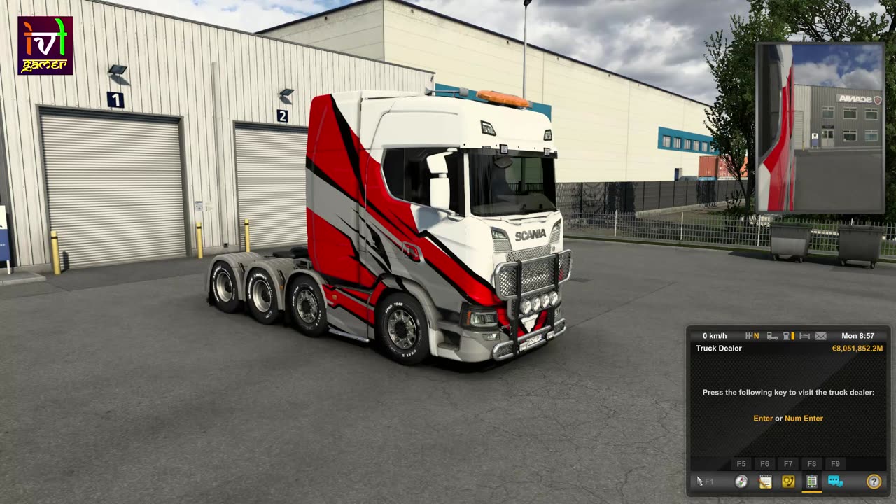 New Scania Customized Truck View - #ets2 #eurotrucksimulator2 #scania #scaniatrucks #360degreeview