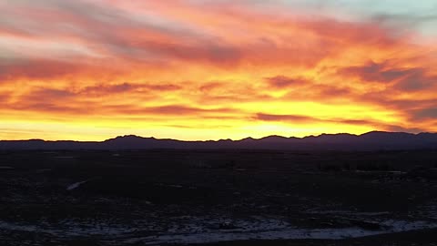 Sunset on the ranch