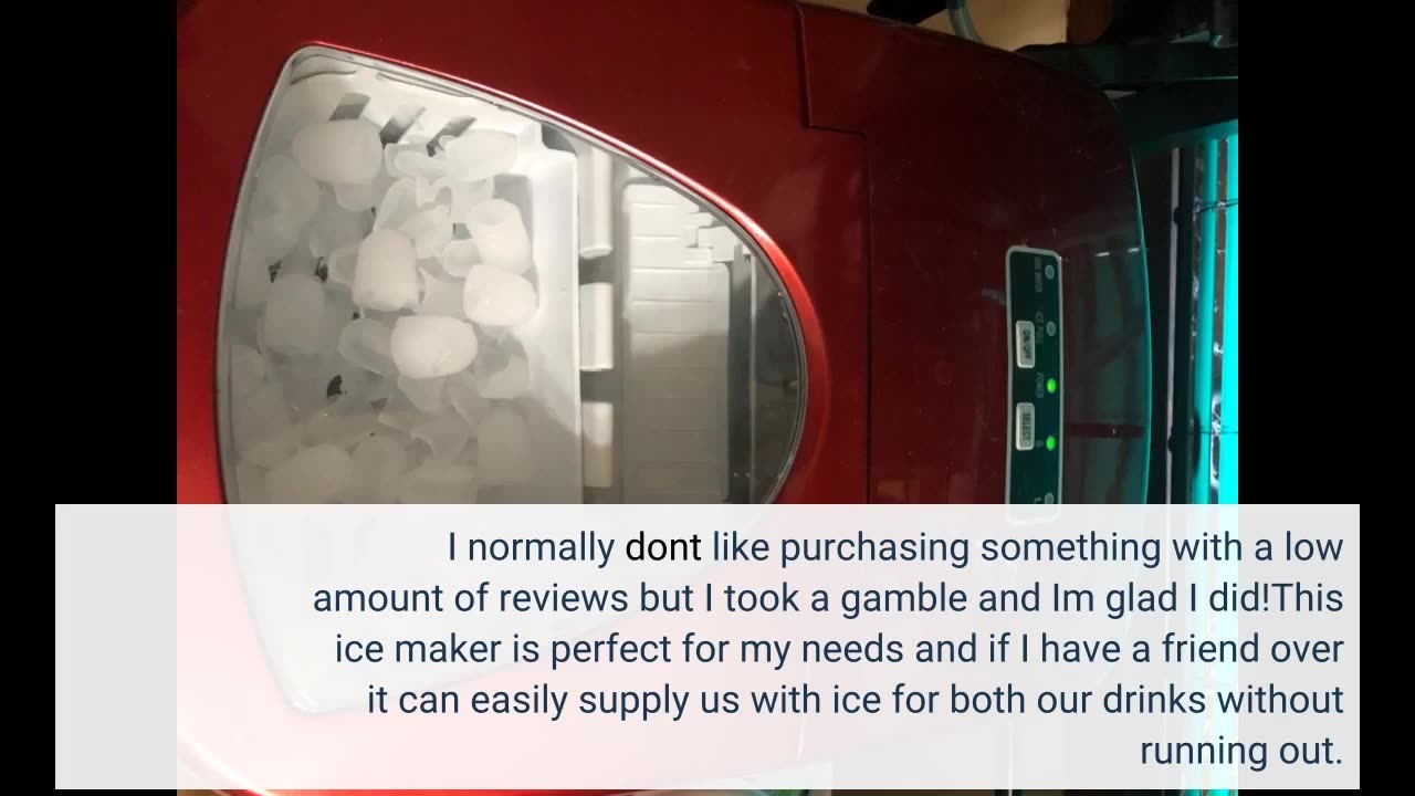Deco Rapid Portable Automatic Electric Countertop #IceMaker --Overview