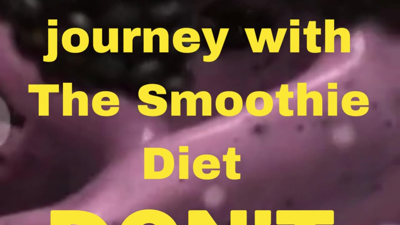The Smoothie Diet.