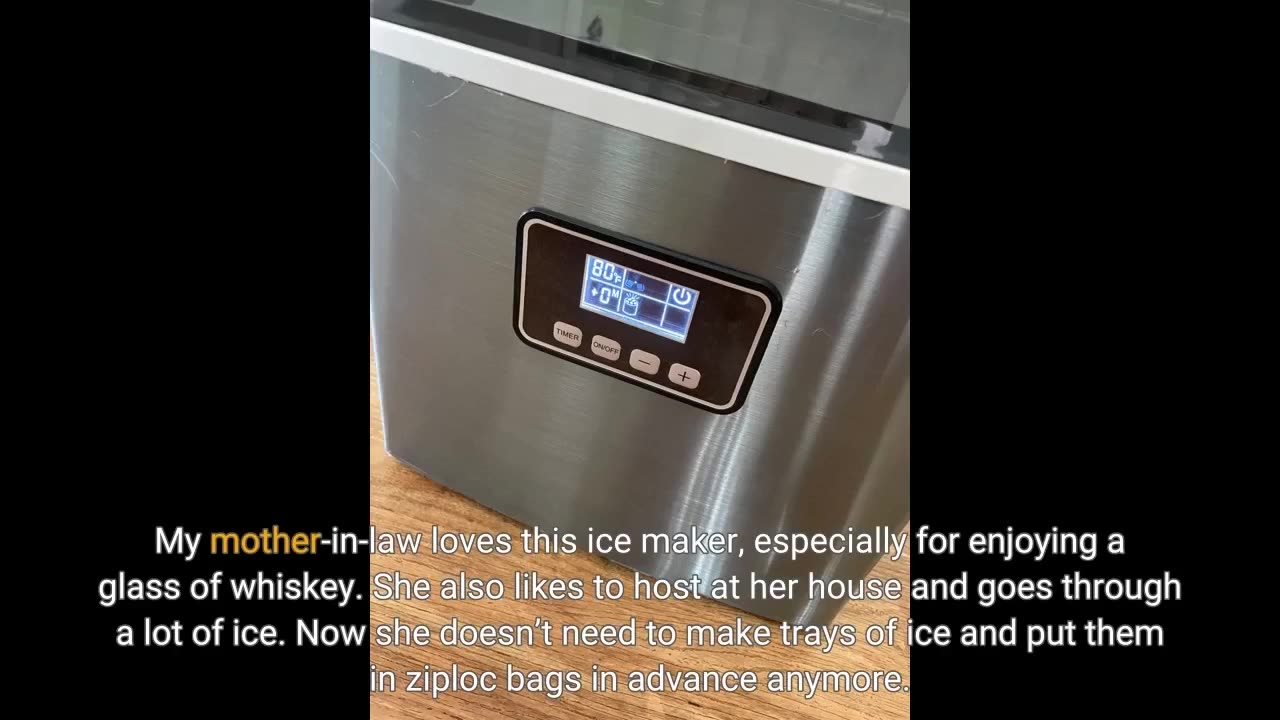 #IceMaker Countertop - 40Lbs/24H Auto Self-Cleaning 24-Overview
