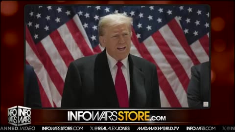 Alex Jones Trump Lowered New York Real Estate info Wars show