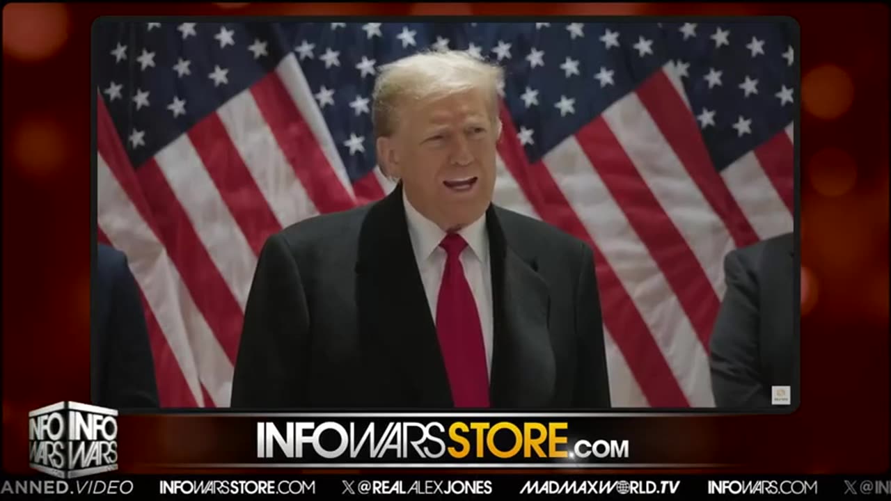Alex Jones Trump Lowered New York Real Estate info Wars show
