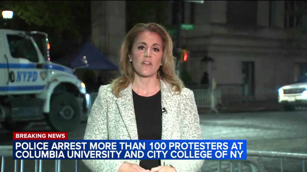 Police arrest over 100 protesters at Columbia University, CCNY