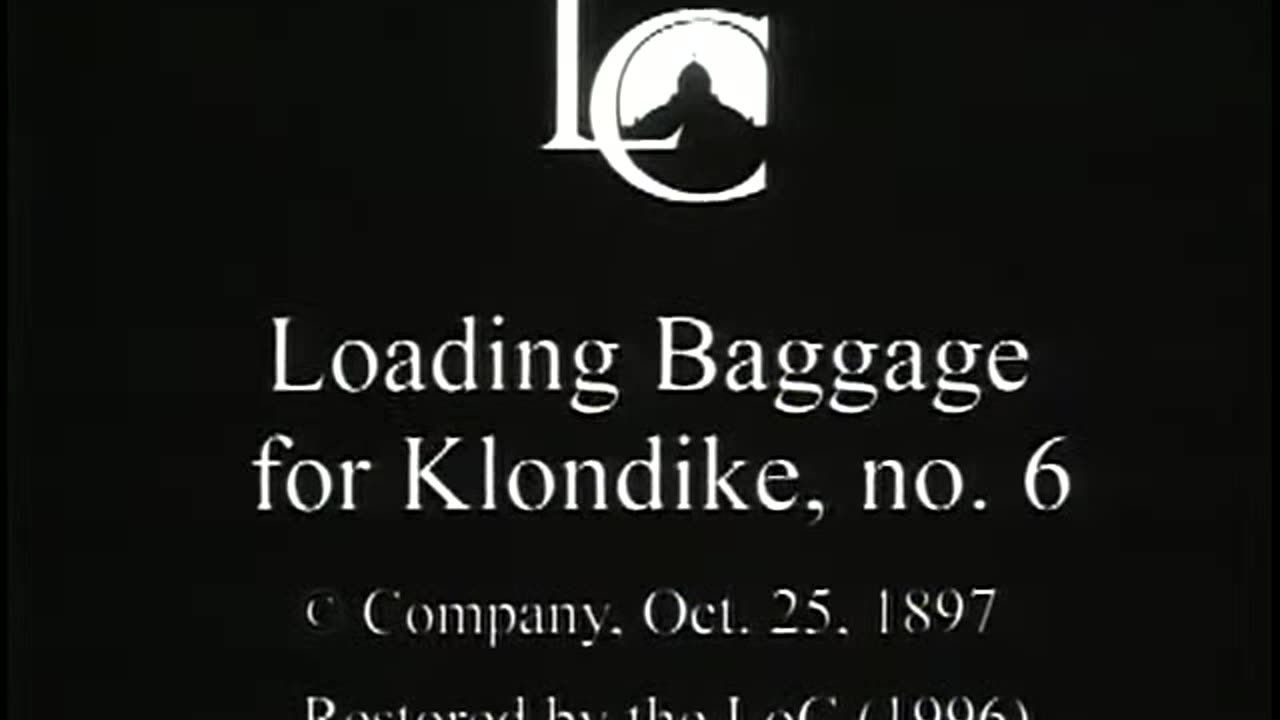 S.S. Queen Loading Baggage for Klondike