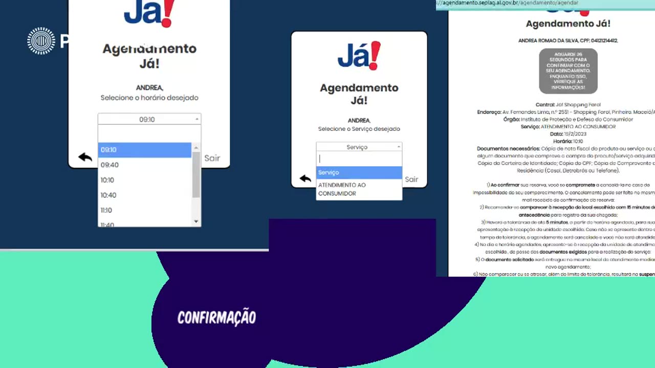 Como realizar agendamentos no site JA Agendamento?