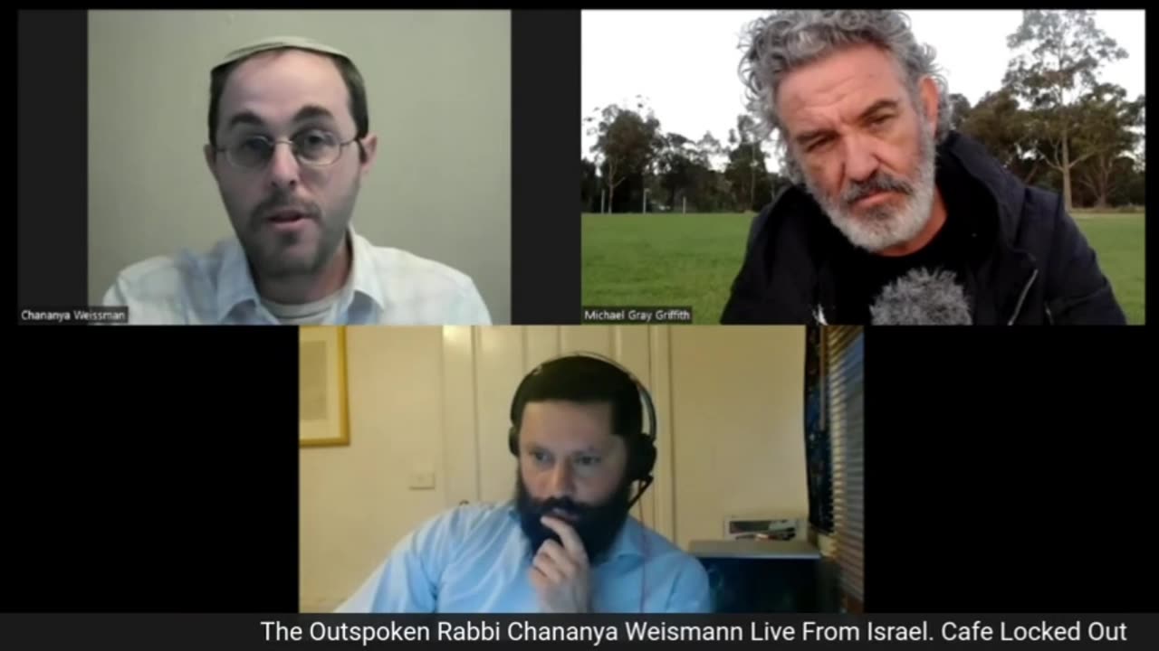 The Outspoken Rabbi Chananya Weismann Live From Israel. Cafe Locked Out