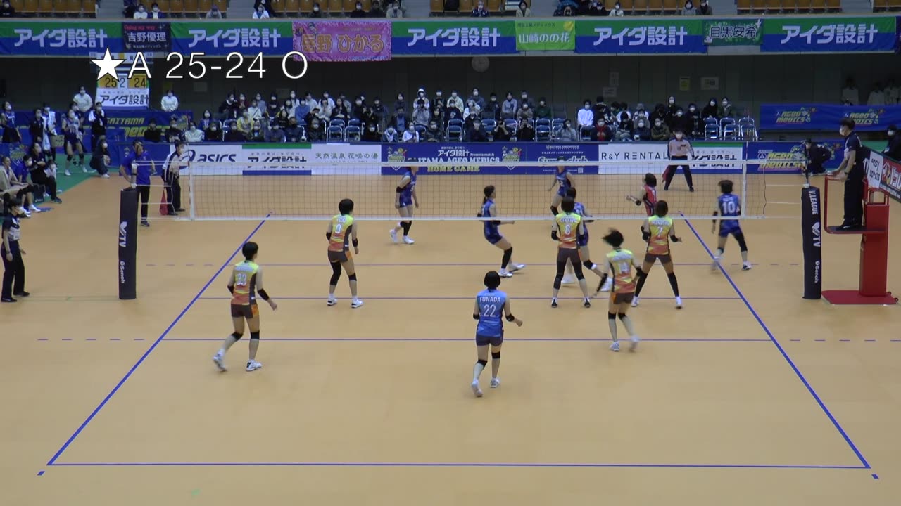 20230204 V-league AGEO vs OKAYAMA Court End View