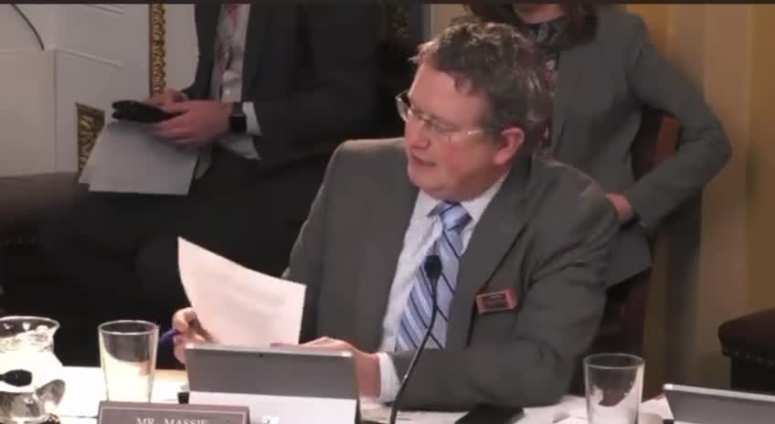 Thomas Massie: The administration is in full retreat at this moment. Livelihoods have been ruined