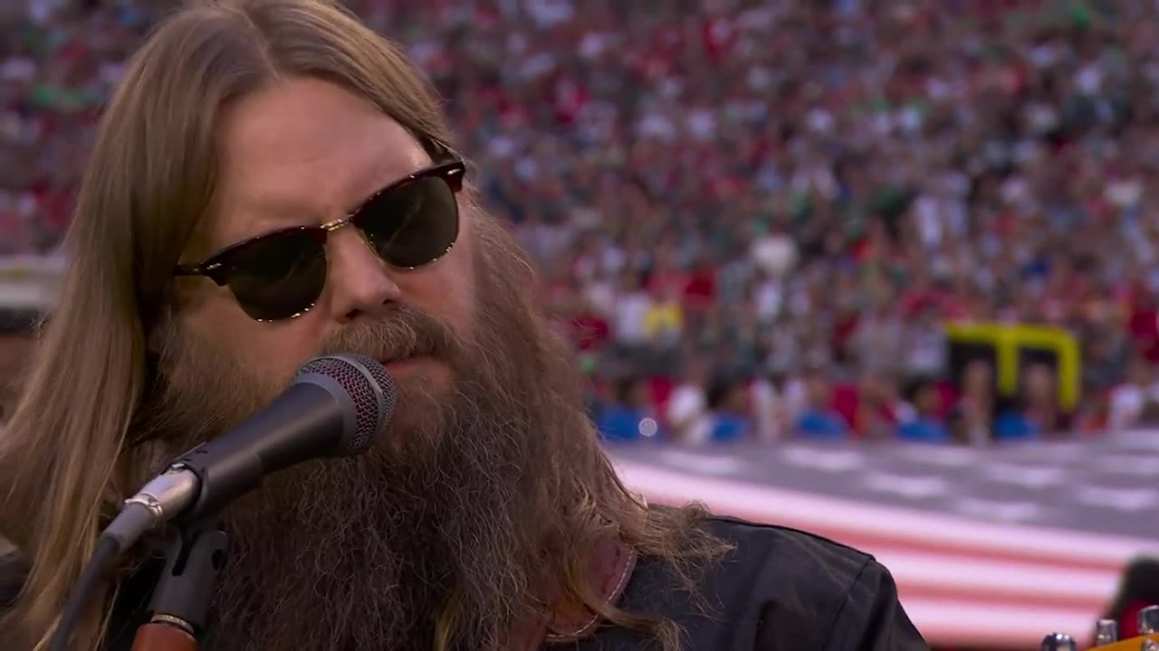 Chris Stapleton just delivered one of the best National Anthem performances In a long time