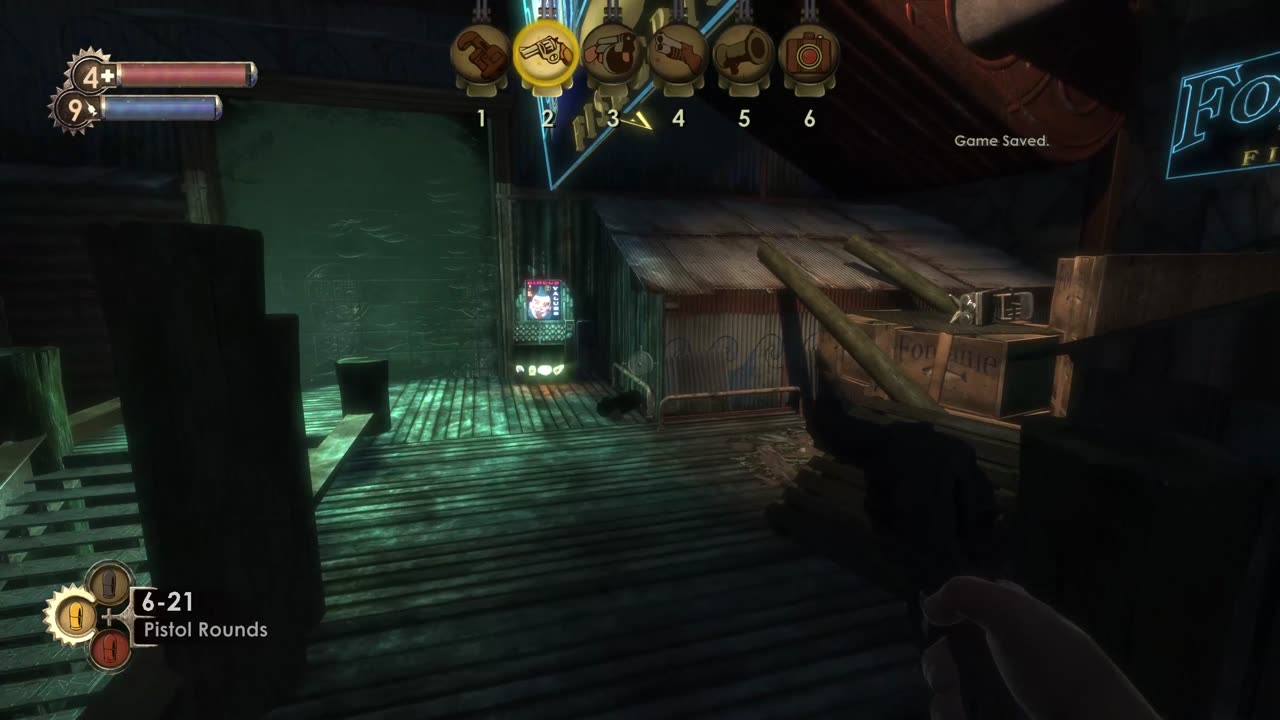 Bioshock- almost tripped.