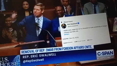 Carpe's video of Mocking Eric Swalwel 😂😂
