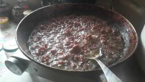 Fry mince