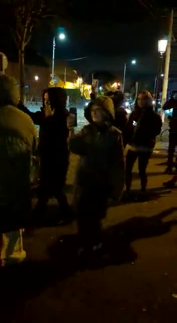 Irish people taking their streets to protest the migrant attacks & crime happening in their country.